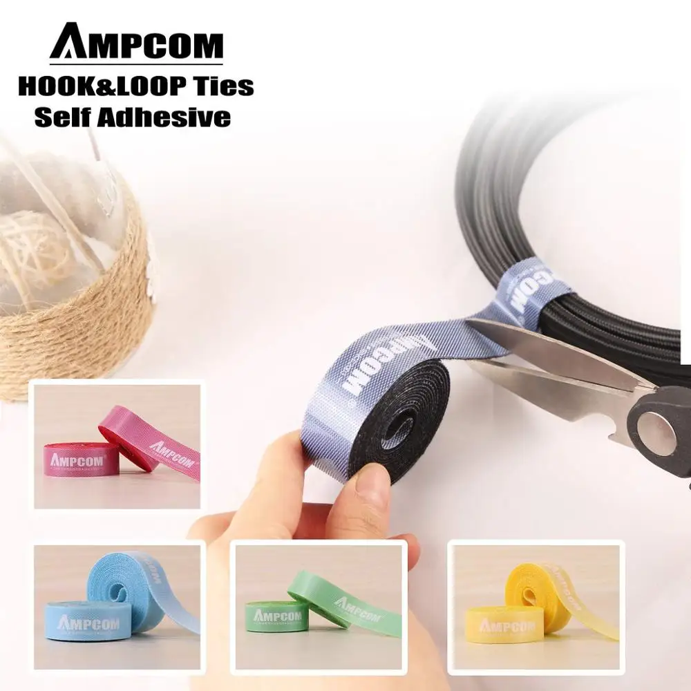 Organizador de Cables Nailon con Ganchos – 5 Rollos Resistentes - imagen 5