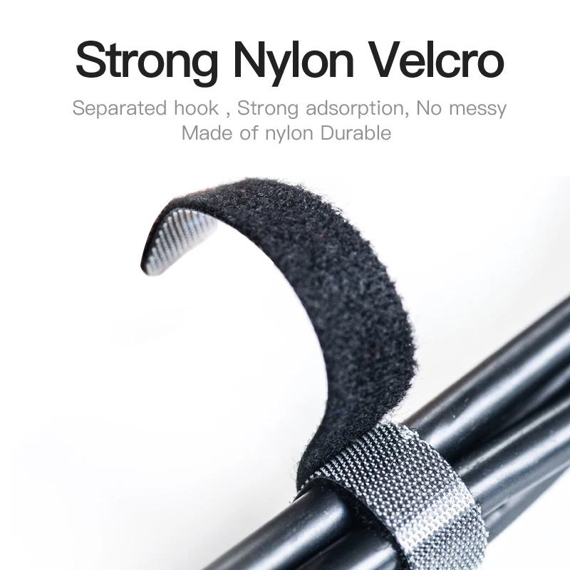 Vention-Enrollador de cables USB, Protector de cables, organizador de auriculares, soporte de ratón, Clip de gestión de cables, 2019 - imagen 2