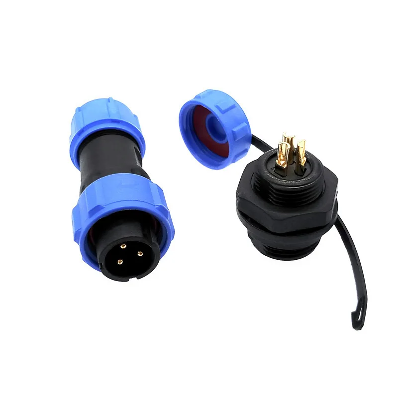 SP1310/1312 conector impermeable enchufe y enchufe 2 3 4 5 7 9Pin IP68 - imagen 3