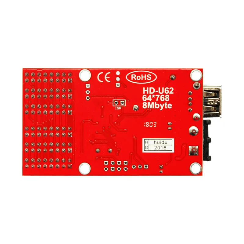 Huidu-disco U HD-U62, tarjeta led de un solo color, funciona con módulos de pantalla de vídeo led de un solo color y dos colores - imagen 3