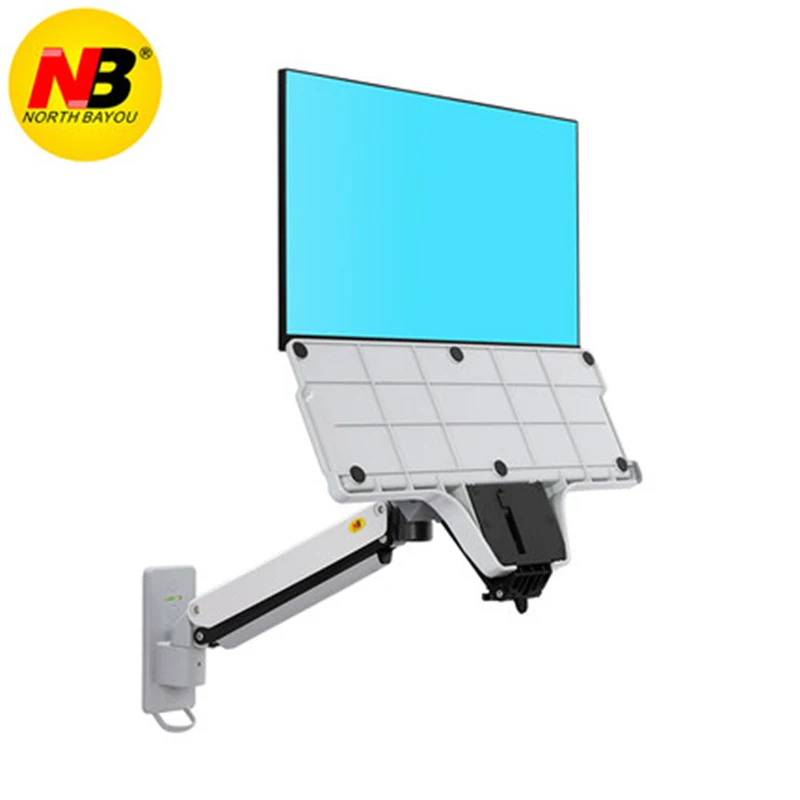 NB Soporte Monitor 19-27" Brazo Gas con Bandeja Teclado - imagen 2