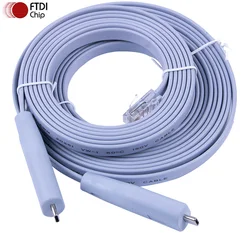 Cable consola USB FTDI tipo C a RJ45 RS232 - Windows/macOS/Linux