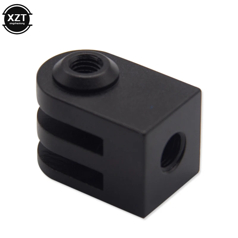 Mini trípode Universal de aleación de aluminio CNC, adaptador de Base para cámara de deportes al aire libre para GoPro SupTig, monopié con tornillo de 1/4 ", 1 Uds. - imagen 3