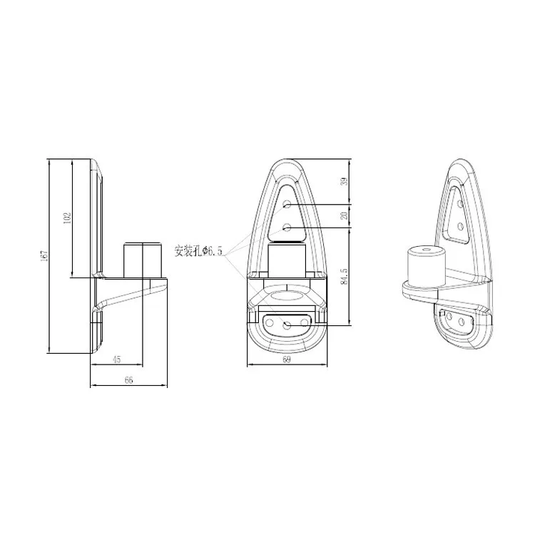 Soporte de montaje en pared para TV con monitor LED LCD de movimiento completo de aluminio de 360 grados - imagen 5