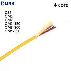 Cable Fibra Óptica Interior ELINK 4 Nucleos Monomodo Multimodo