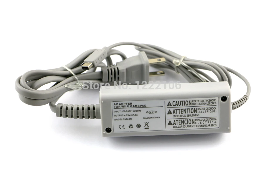 30 Uds. Adaptador de viaje de CA cargador de energía fuente de alimentación para el hogar enchufe de pared para Nintendo Wii U WIIU controlador de mando - imagen 3