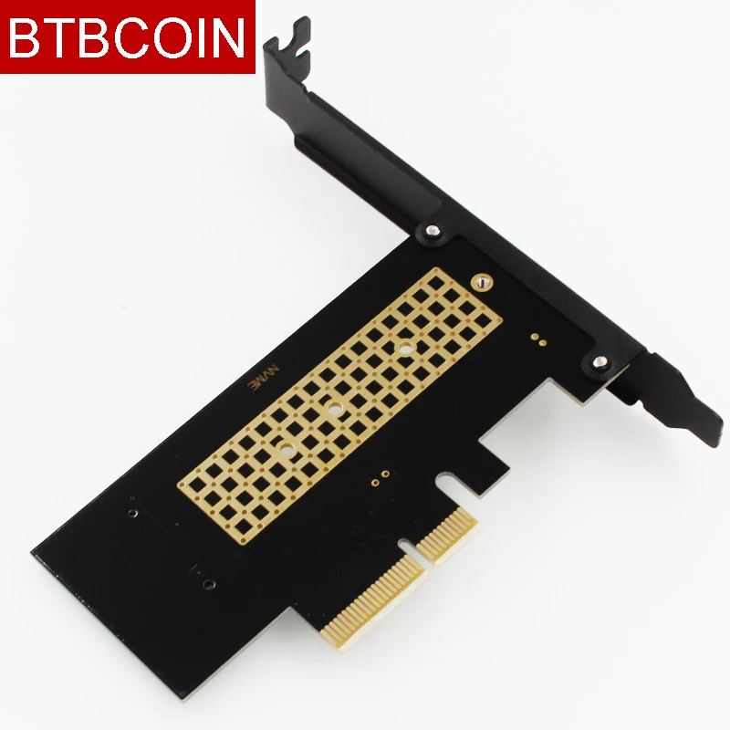 BTBcoin SK4 M.2 NVMe SSD NGFF a PCIE X4 adaptador M tarjeta de interfaz clave compatible con PCI Express 3,0 x4 2230-2280 tamaño m.2 velocidad completa - imagen 3