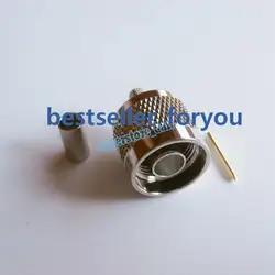 Conector N Macho Crimpado para RG58 RG142 LMR195 RG400