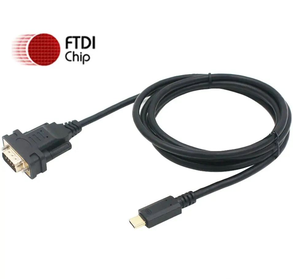 FTDI FT232RL Adaptador USB-C a RS232 para Windows/macOS/Linux/Android