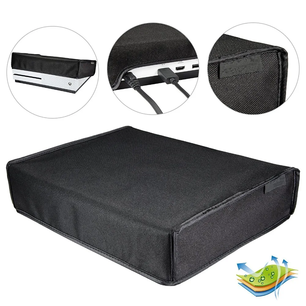 Para Xbox One S cubierta a prueba de polvo antiarañazos impermeable a prueba de polvo para consola de juegos Xbox One Slim - imagen 4