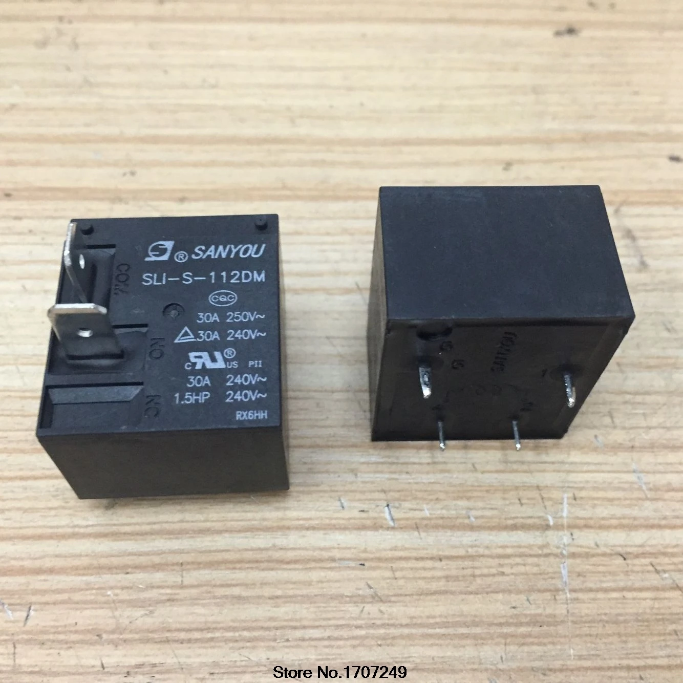 SANYOU-relé Original de 10 unids/lote, nuevo, SLI-S-112DM, 12VDC, 30A, 250VA, para refrigerador, aire acondicionado, calentador de agua