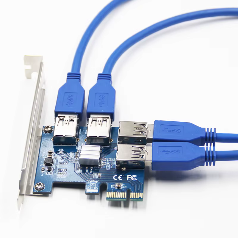 Tarjeta Expansión PCI Express USB 3.0 - 4 puertos vertical - imagen 3
