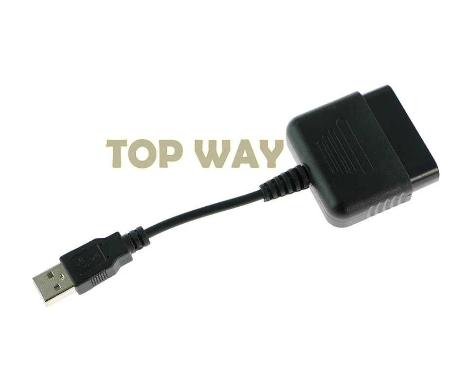 1 unidad para PS2 Play Station 2 Joypad GamePad a PS3 PC USB controlador de juegos adaptador convertidor sin controlador - imagen 3