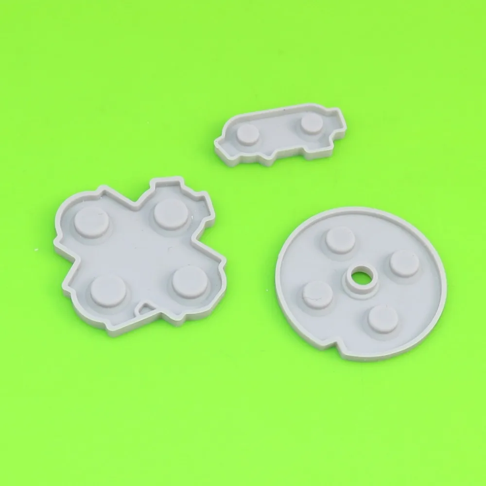 1 Juego de almohadillas de silicona de goma conductora para WIIU PAD WII PRO para NDSI LL XL nuevo 3DS SNES NES almohadillas de botones para la nueva consola 3DS XL LL - imagen 5