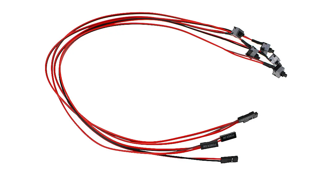 100 Uds ordenador de escritorio PC placa base botón de encendido/apagado Cable de línea de alimentación al por mayor - imagen 3