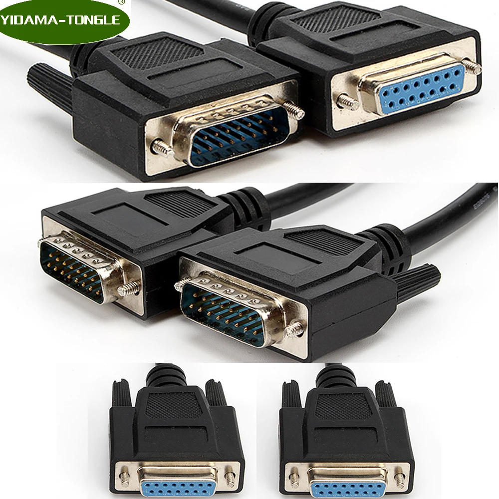 Cable DB15 VGA Macho a Hembra - 15 pines
