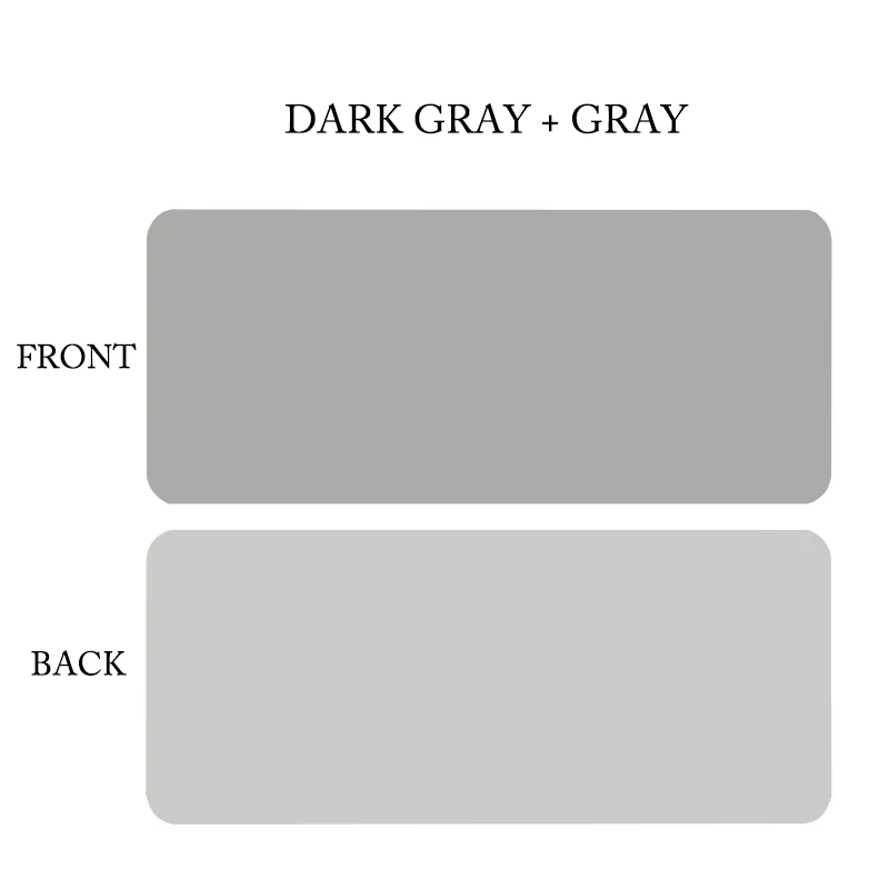 DARK GRAY and GRAY