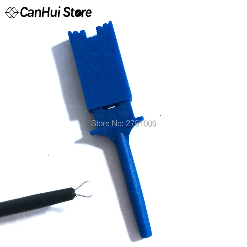Ganchos de prueba de 12ps, Clips para analizadores lógicos, Clip de prueba lógica, rojo, negro, amarillo, verde, azul, blanco, prueba de aplanamiento, conexión de gancho plano - imagen 5