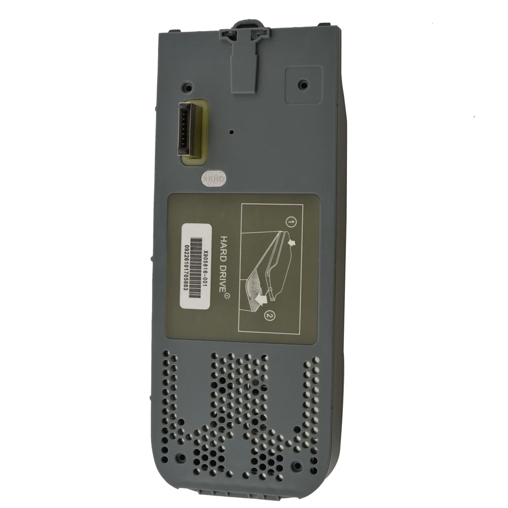 Pieza de reparación de caja de disco duro para Xbox 360, cubierta de HDD, reemplazo gordo - imagen 3
