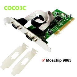 MosChip MCS9865 – Tarjeta PCI RS-232 DB9 de Perfil Bajo