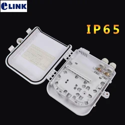 Caja de distribucion FTTH IP65 para fibra optica - interior/exterior