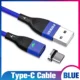 Blue type c cable