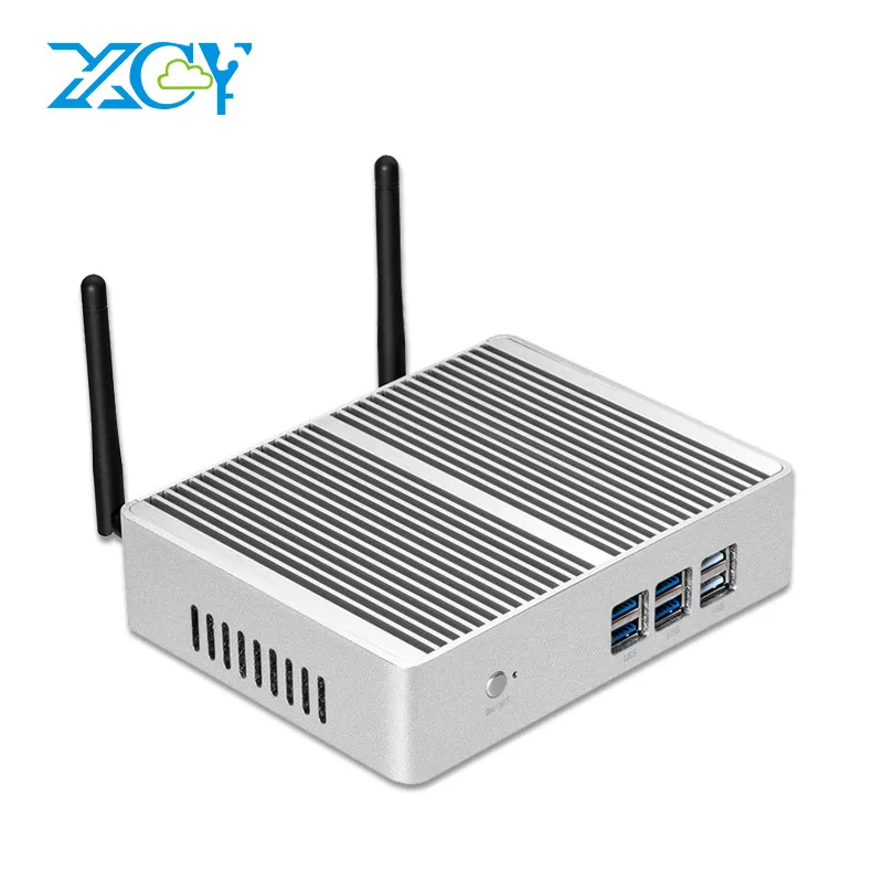 XCY Mini PC sin ventilador Intel Core i7 4500U i5 4200U i3 5005U Windows 10 HDMI VGA pantalla 300Mbps Wi-Fi Gigabit Ethernet Linux HTPC - imagen 2