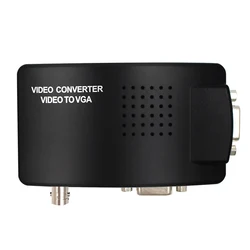 Convertidor BNC/S-Video a VGA con Cable de Alimentación