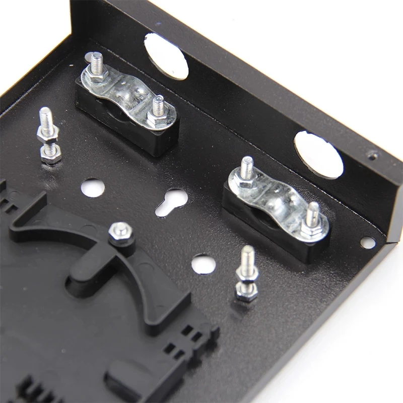 Caja de terminales en blanco FTTH SC de 8 núcleos SPCC 8 puertos LC ST FC panel de conexión de fibra óptica caja de distribución FTTX negro ELINK 3 uds - imagen 4