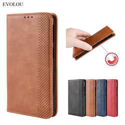 Funda Xiaomi Redmi Note 9S – Cartera de Cuero Retro Magnética