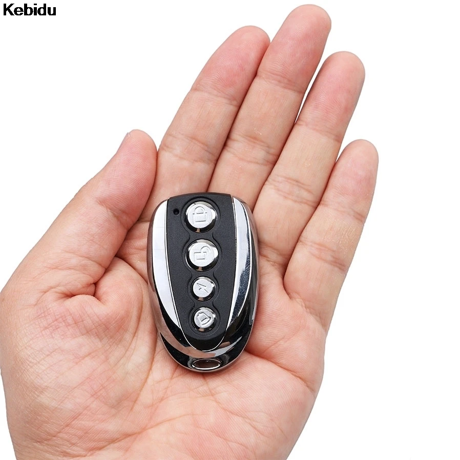 Kebidu-Control remoto para puerta de garaje, llavero de productos de alarma de coche, 433 Mhz - imagen 2