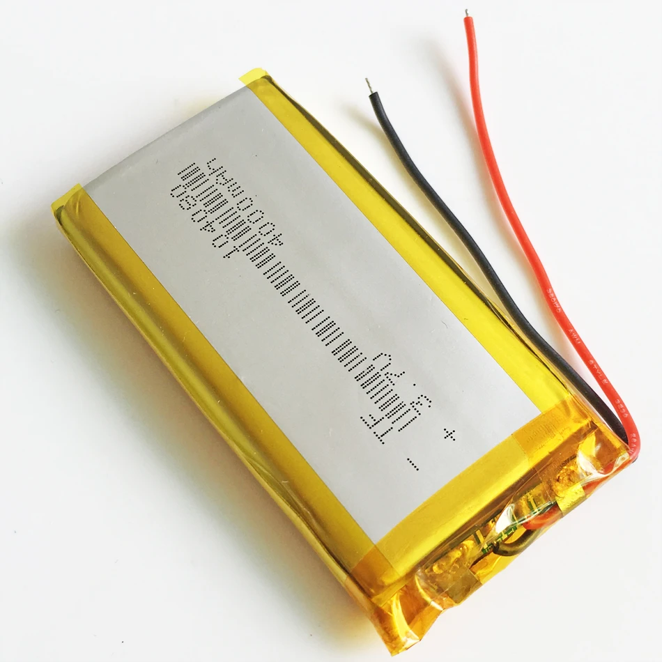 Batería recargable LiPo de polímero de litio de 3,7 V 4000 mAh 104080   Para GPS PSP PAD DVD E-Books Banco de energía Tablet PC portátil - imagen 5