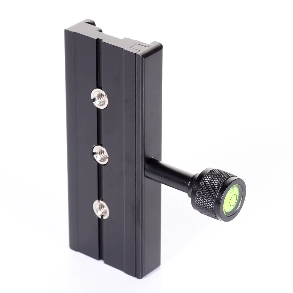 FOTGA-Adaptador de abrazadera de QR-120 para placa de liberación rápida, 1/4 ", 3/8", Arca SWISS, RSS, trípode de 120mm