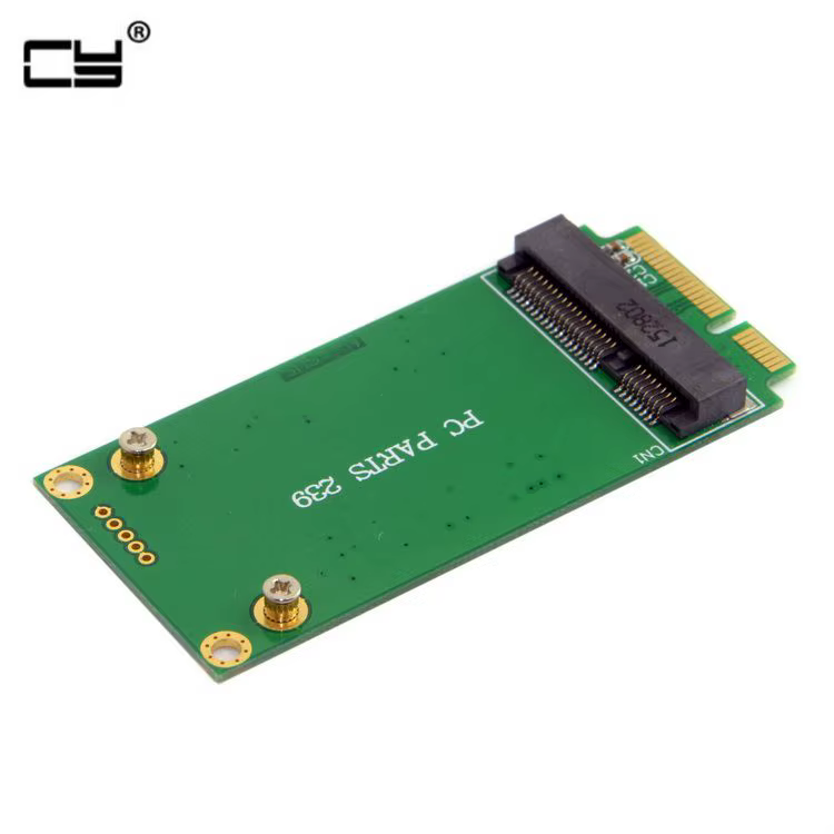 Adaptador mSATA de 3x5cm a 3x7cm Mini PCI-e SATA SSD para Asus Eee PC 1000 S101 900 901 900A T91