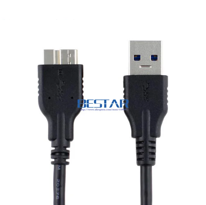 Micro-b USB 3,0, Cable corto de sincronización de datos, Delgado, 30cm, 60CM, 1M, 3M, para LaCie P9220 P9223, Rugged Mini Slim WD My Passport - imagen 2