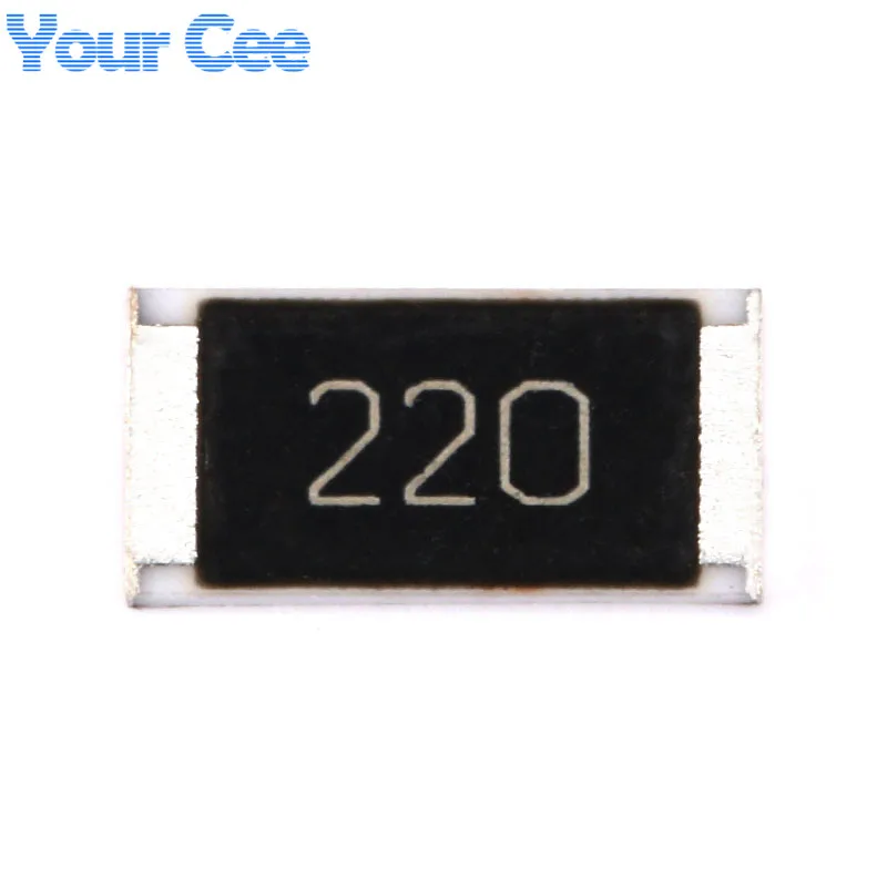 100 uds/10 Uds 22ohm 2512 resistencia de Chip SMD 22 ohm 22R 220 1W 5% resistencia de componentes electrónicos pasivos - imagen 2