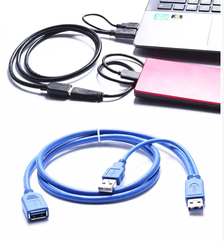Cable USB 3.0 Tipo Y Dual para HDD con Alimentacion Extra 50 cm - imagen 3