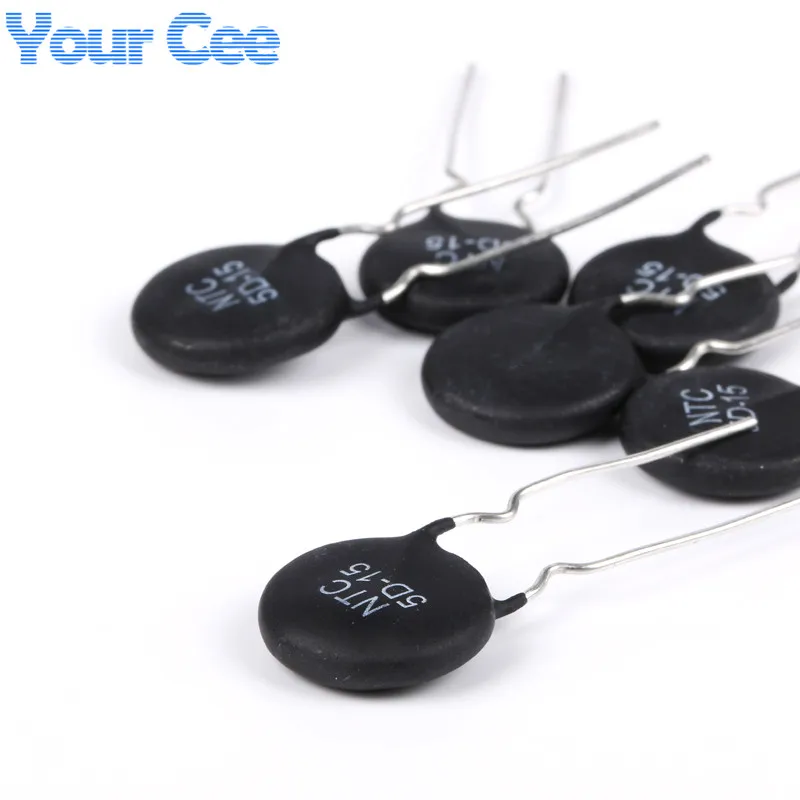 Resistencia Termistor NTC piezas 5D-15 5D15, 10 piezas/5 NTC5D-15, resistencia térmica - imagen 5