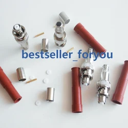 Conector SHV RG6 macho crimpado alta tensión