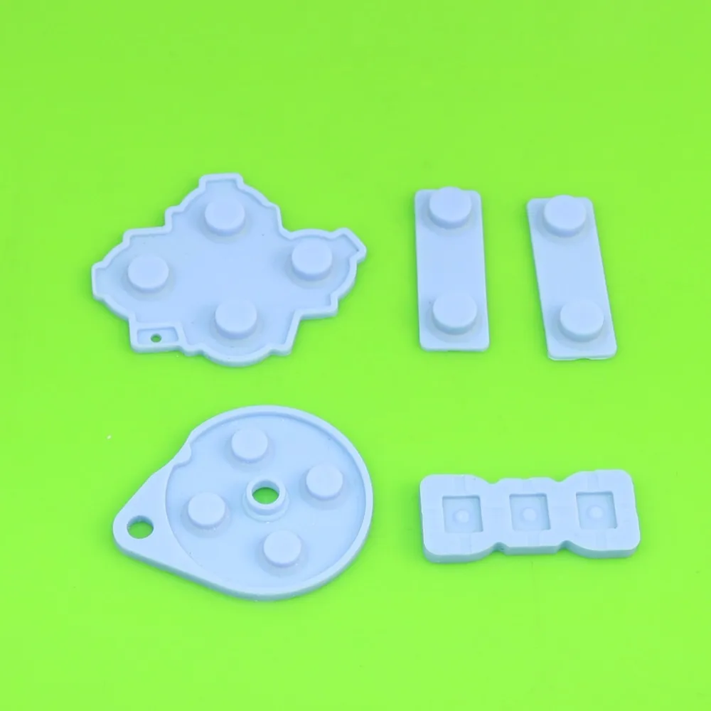 1 Juego de almohadillas de silicona de goma conductora para WIIU PAD WII PRO para NDSI LL XL nuevo 3DS SNES NES almohadillas de botones para la nueva consola 3DS XL LL - imagen 3