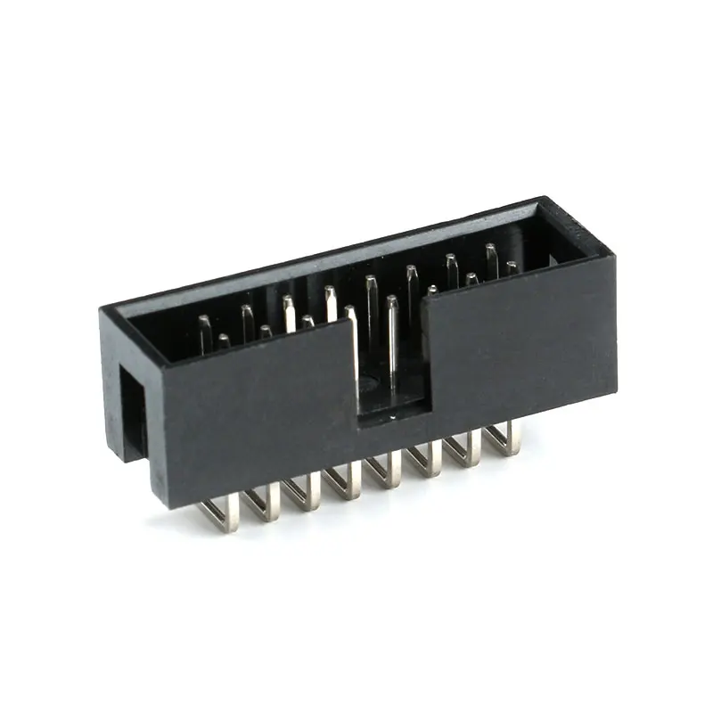 Conector de cabezal de enchufe DC3 de 2,54mm, aguja curva recta con doble espaciado, macho ISP, 6P/8P/10P/14P/16P/20P/30P/34P, 10 Uds./40P - imagen 5