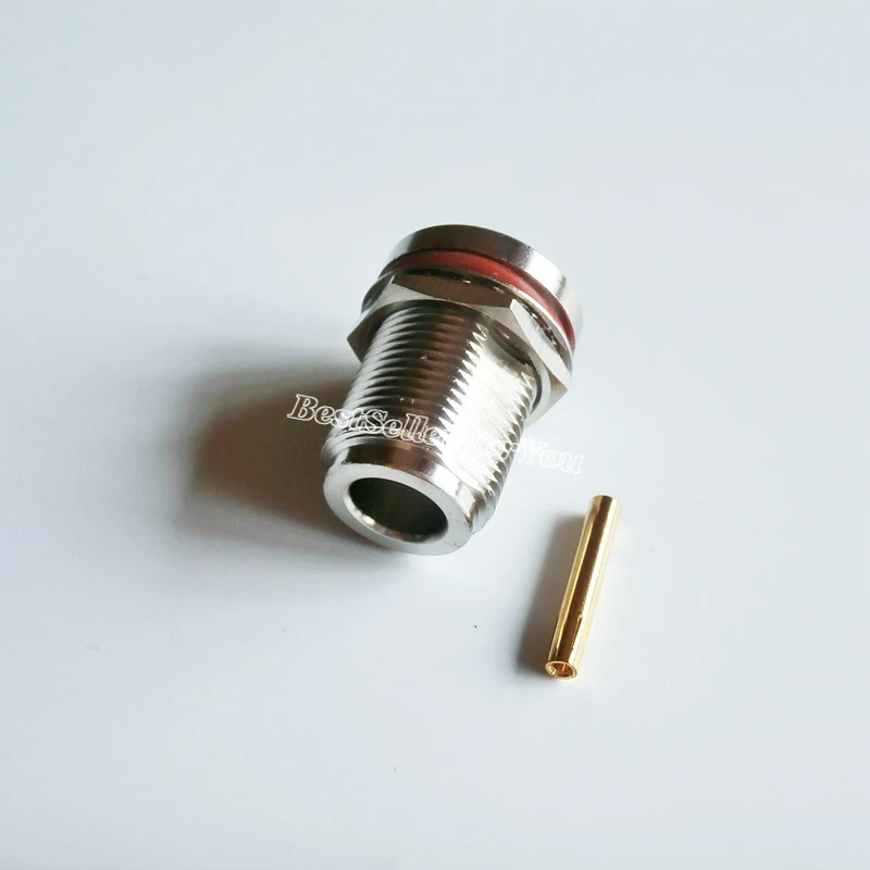 Conector RG402 de Cable de 141 ", 1 pieza, tuerca de mampara, junta tórica - imagen 4