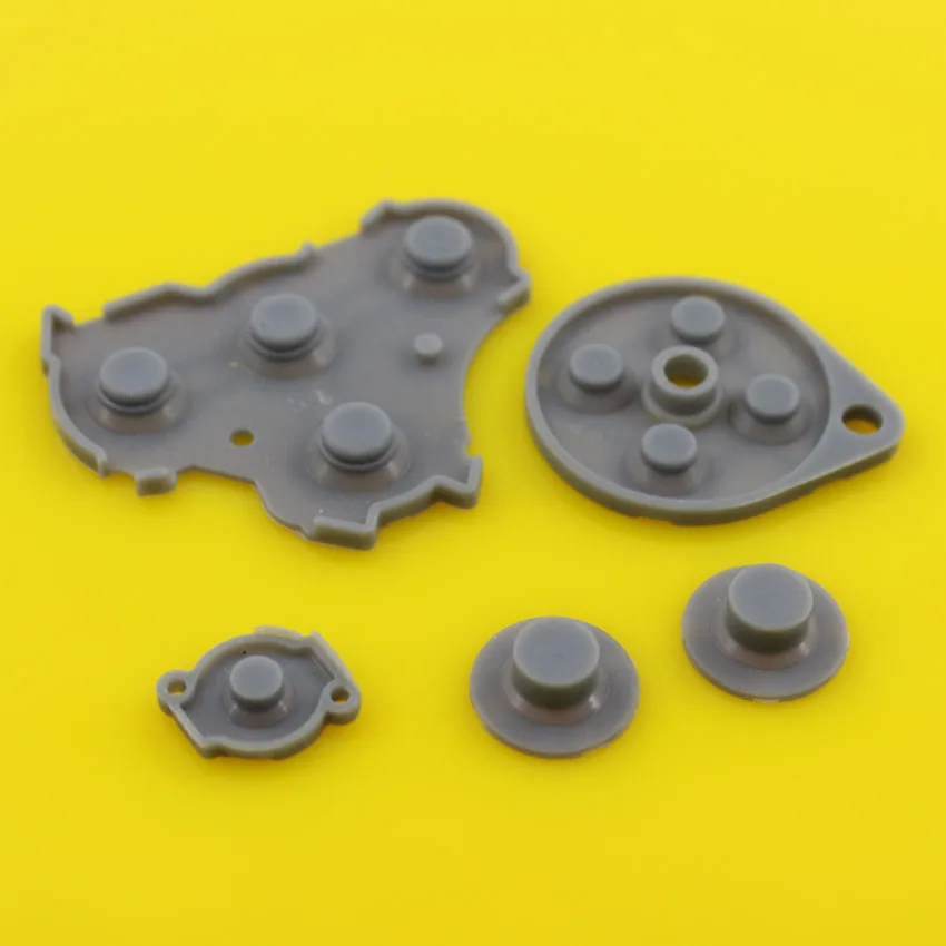 ChengHaoRan-almohadilla de goma conductora para ngc, controlador de color negro y gris para GAMECUBE, 10 juegos por lote - imagen 2