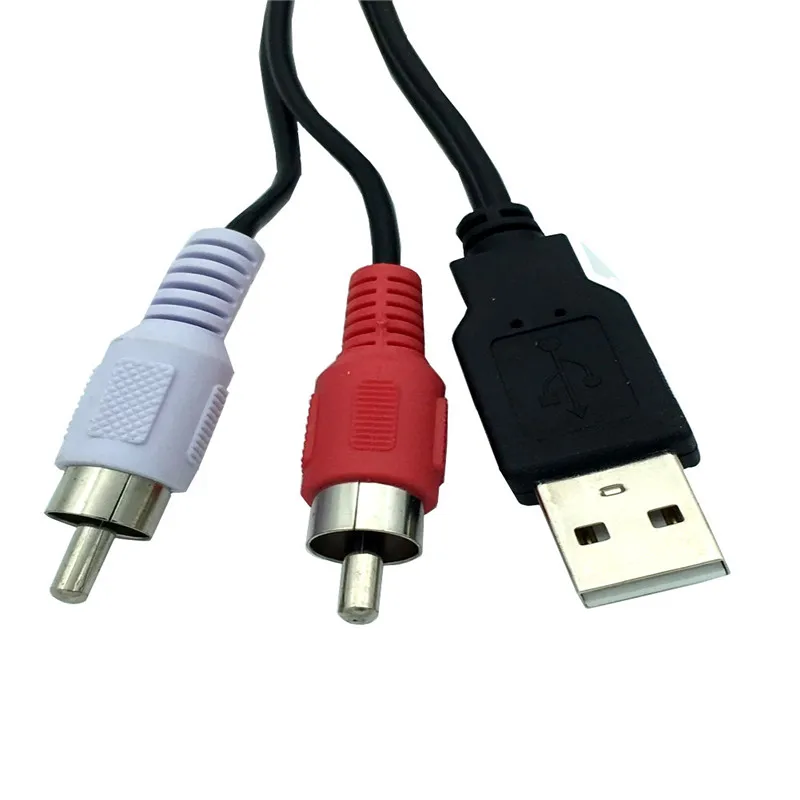 Cable USB a dos Lotus AV, Cable USB a 3RCA de Audio y vídeo, decodificador de TV, 1,5 metros - imagen 3
