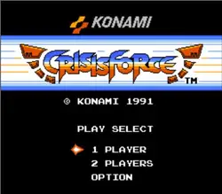 Cartucho NES Crisis Force en inglés para Famicom – Retro
