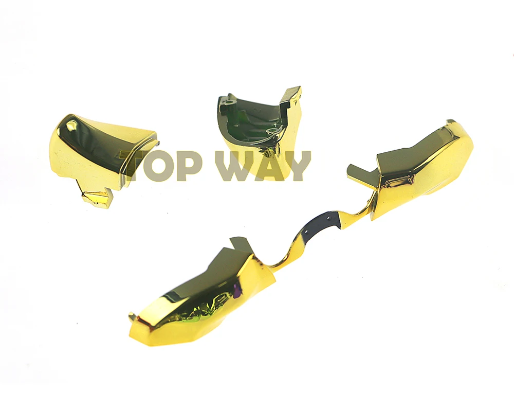 Reemplazo de botón de disparo LB RB LT RT cromado, 10 Uds., para controlador Xbox One Elite, parachoques LB RB con puerto Jack de 3,5mm - imagen 3