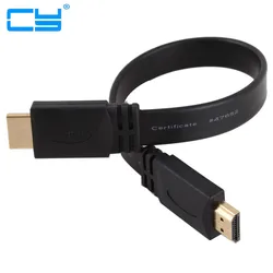 Cable HDMI 1.4 Plano 25 cm - 3D 4K Ultra HD