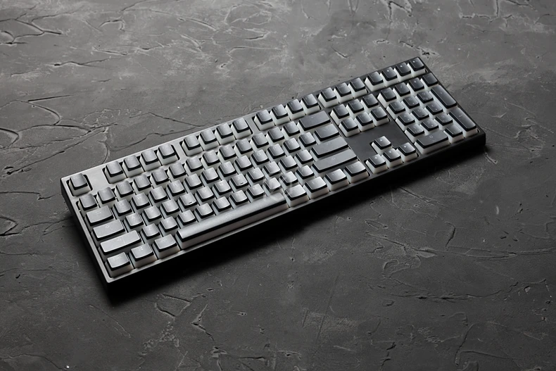 Pudding pbt double shot keycap oem luz trasera para teclados mecánicos leche blanco rosa negro gh60 poker 87 tkl 104 108 ansi iso - imagen 5