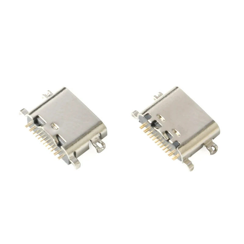 Conector USB USB-3.1 tipo C, montaje Horizontal medio, 16P, hembra, 1,6mm, 0,8mm, adaptador de cargador, DIY, 10 Uds. - imagen 4