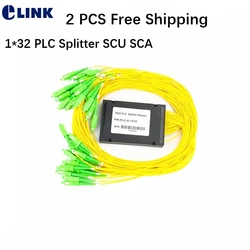 Divisor PLC Fibra Óptica 1x32 SC/FC FTTH Caja ABS